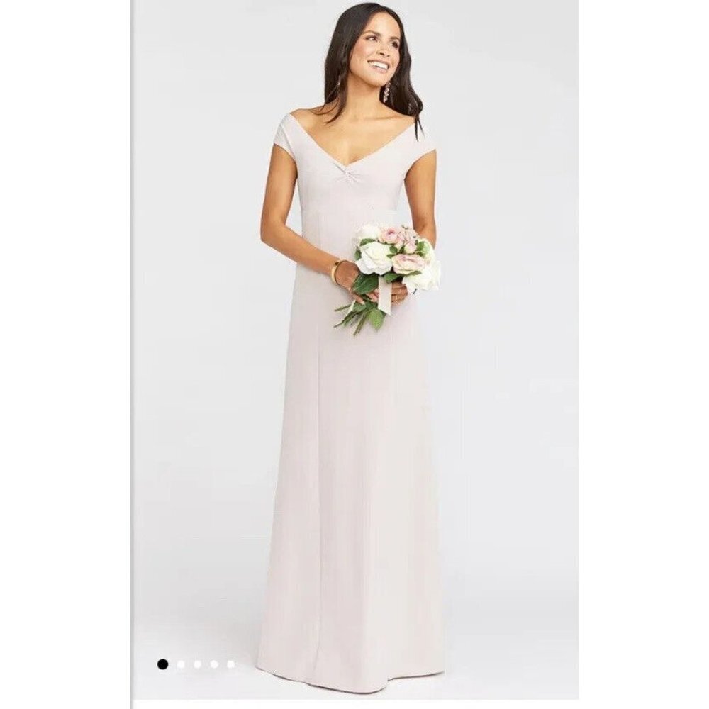 Zurich Knot Gown Show Me The Ring Stretch Crepe Show Me Your Mumu Size Sm